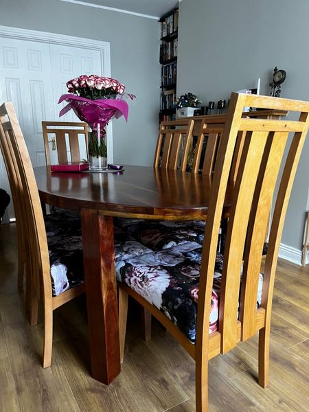 6 oak dining chairs best sale for sale