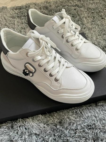 Karl lagerfeld white on sale shoes