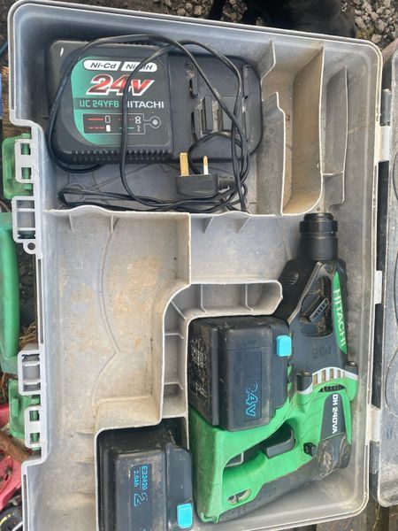 Hitachi 24v best sale sds drill