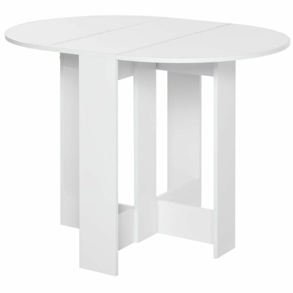 Fold down deals round dining table