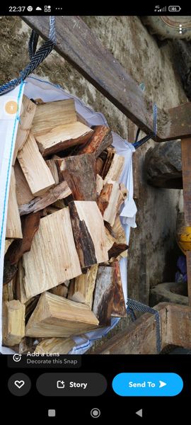 Hardwood firewood Tone bags €75 seasoned 2 years