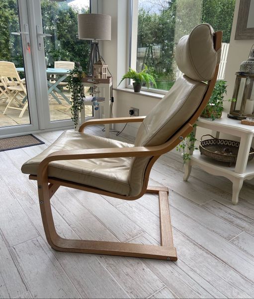 Ikea rocking chair online leather