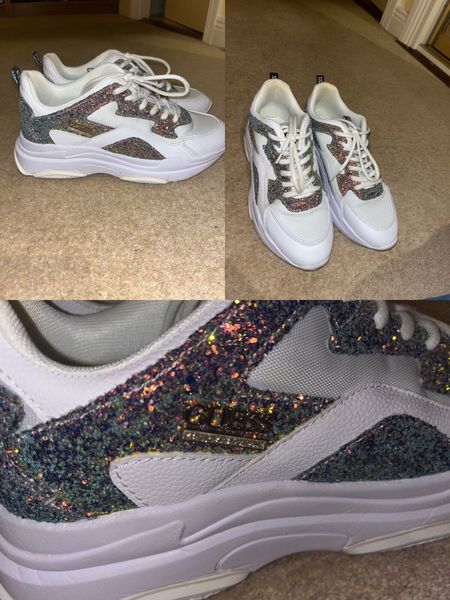 Guess hot sale sparkly trainers