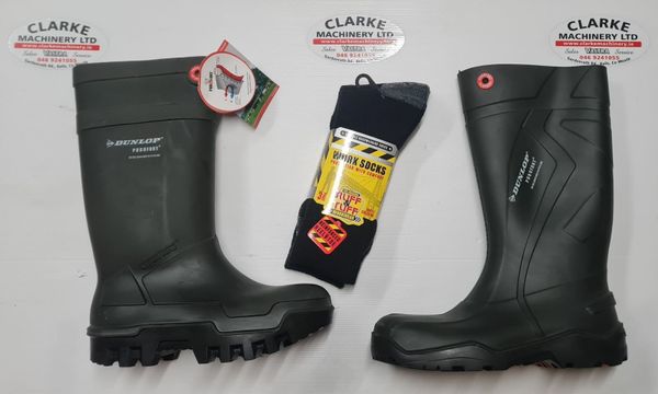 Dunlop purofort wellingtons best on sale price