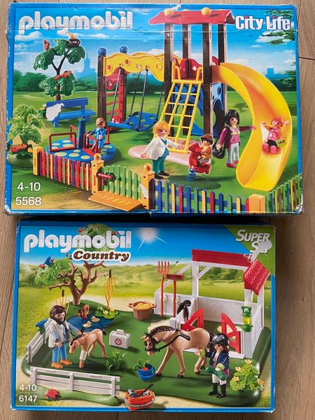 Playmobil Playground and Stable for sale in Co. Dublin for 25 on