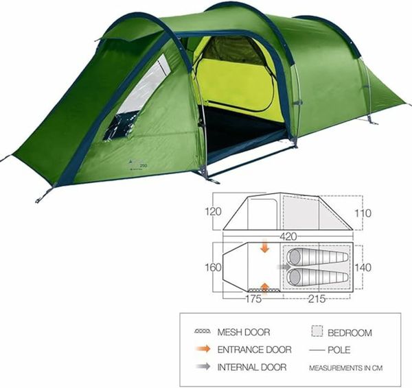 Camping Tent Vango Omega 250 for sale in Co. Dublin for 50 on