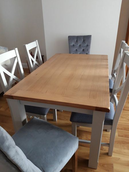 Donedeal dining table online and chairs