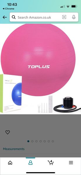 Toplus exercise online ball