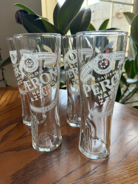 Peroni half pint glasses for sale in Co. Cork for 15 on DoneDeal