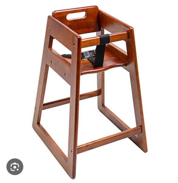 Aldi high best sale chair wooden