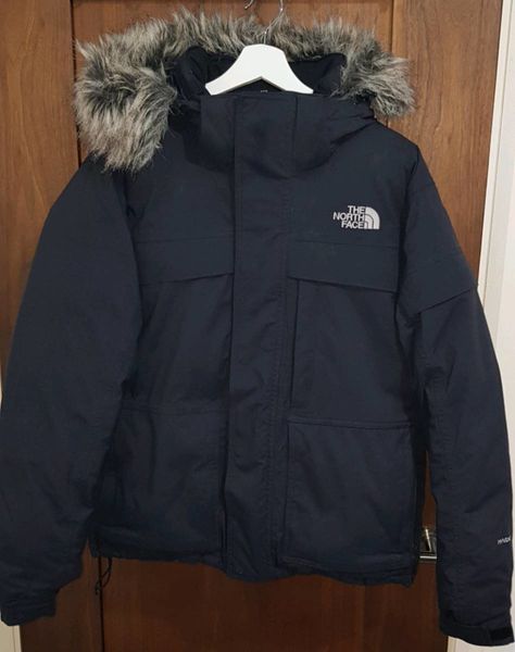 North face shop fur coat mens