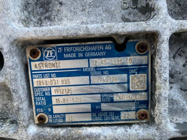 DAF CF 12 Speed ZF / Astronic Gearbox. AS 2330 TD. 294946249