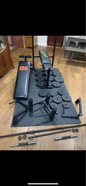 bench an bench barbell dumbbells and weights for sale in Co. Cork