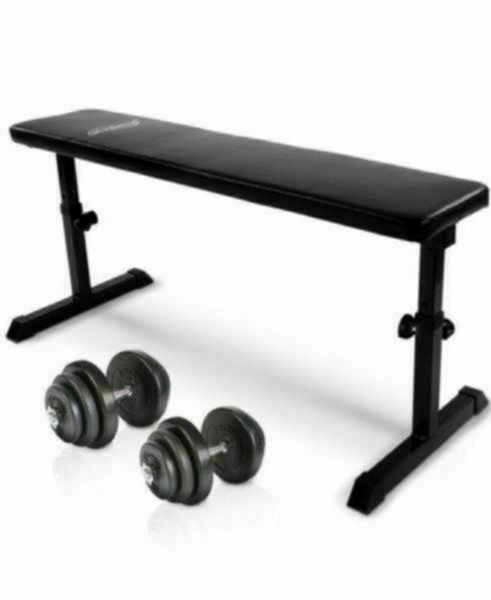 40KG WEIGHTS FLAT BENCH DoneDeal