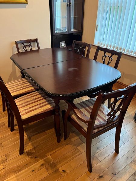 Dining table 4 chairs and 2 armchairs for sale in Co. Limerick for