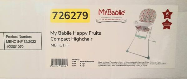 My babiie high chair hot sale sale