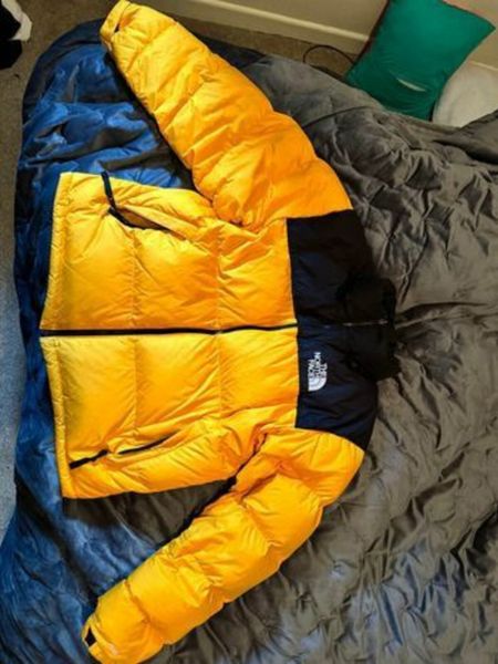 North face 2025 yellow black