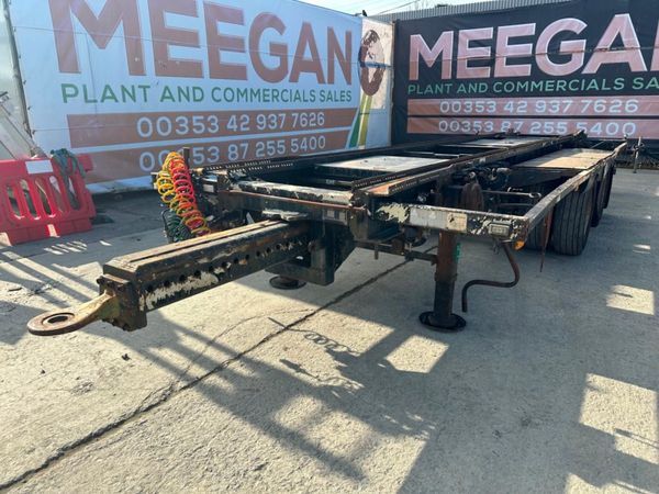 BOUGHTON TWIN AXLE HOOK DRAG TRAILER....117KY 295617364