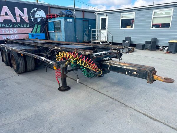BOUGHTON TWIN AXLE HOOK DRAG TRAILER....117KY 295617371