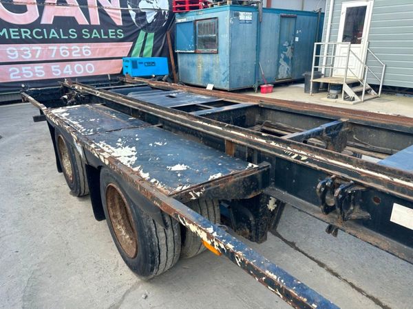 BOUGHTON TWIN AXLE HOOK DRAG TRAILER....117KY 295617372