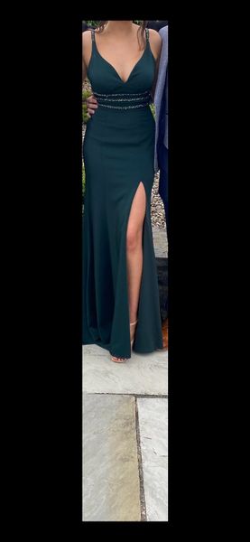 Emerald green hot sale debs dress