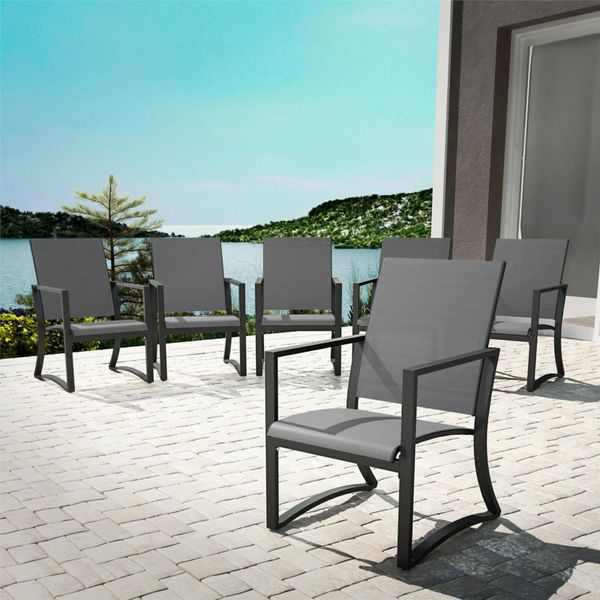 Teal outdoor dining deals chairs