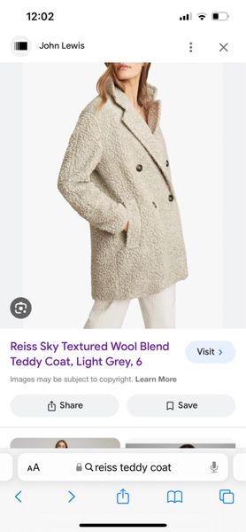 Reiss hot sale teddy coat