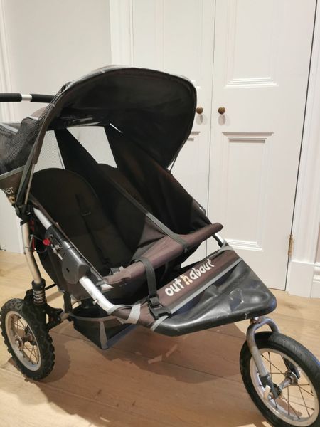 Out and about hot sale 360 double buggy