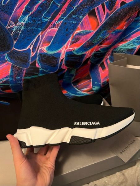 Mens balenciaga best sale speed trainer sale