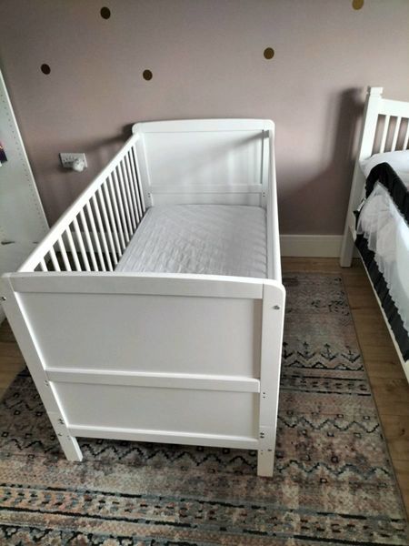 Baby elegance Travis cot bed white for sale in Co. Cork for 100