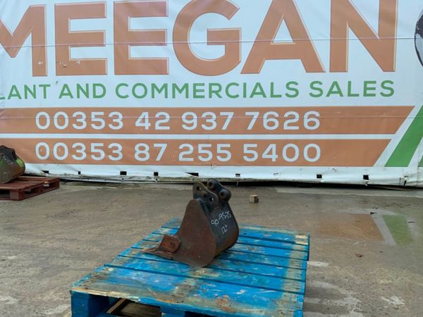 12" MINI DIGGER BUCKET......25mm PINS.....12TB. 290623256