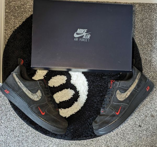 Nike Air force 1 black and red reflective for sale in Co. Dublin