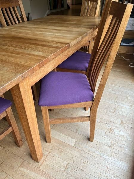 Oak Table and Chairs for sale in Co. Dublin for 250 on DoneDeal