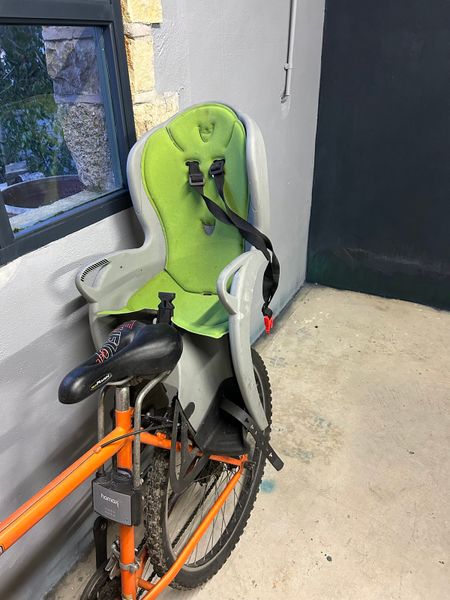 Green baby bike outlet seat