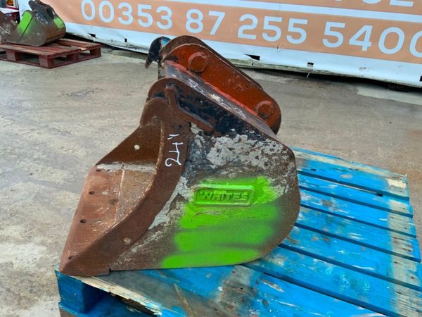 24" WHITES DIGGING BUCKET.......45mm PINS......24 290849279