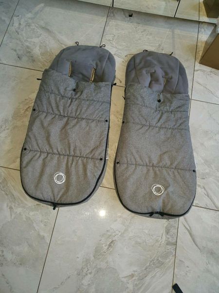 Grey melange hotsell footmuff bugaboo