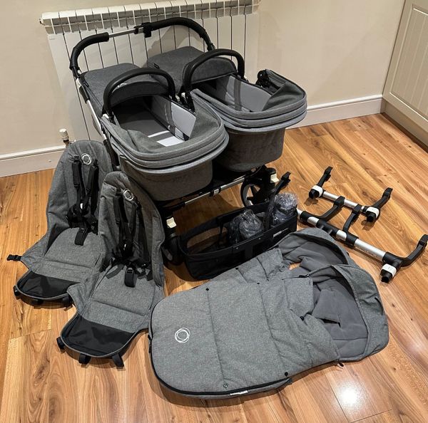 Bugaboo Donkey Duo Twin Bundle for sale in Co. Cork for 750 on DoneDeal