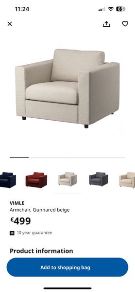 Vimle armchair 2025