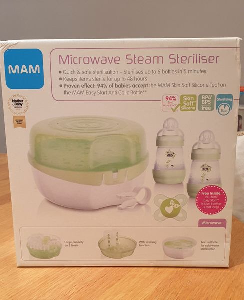 Mam microwave best sale steam steriliser