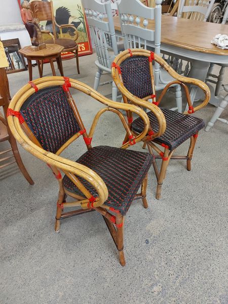 Antique wicker deals chairs for sale