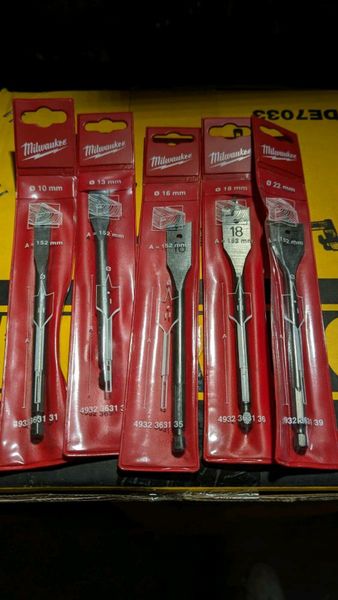 Milwaukee paddle bit discount set