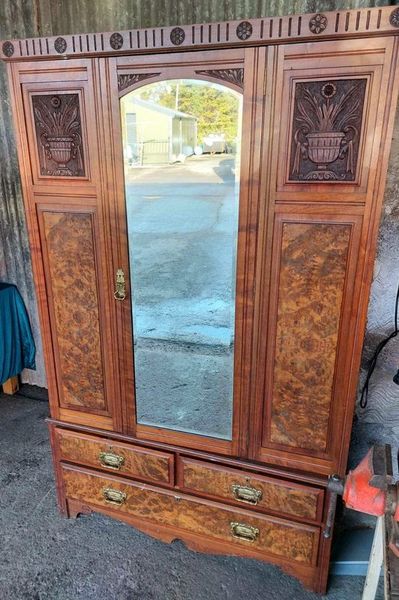 Vintage wardrobe for deals sale