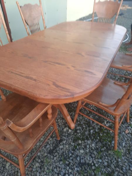 Vintage table and chairs for sale in Co. Kildare for 395 on DoneDeal