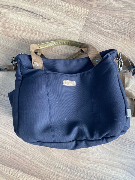 Navy blue 2025 pram bag