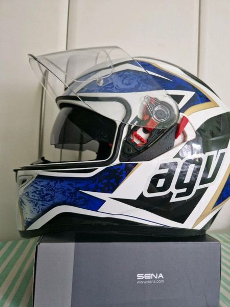 AGV k3 sv helmet Sena intercom for sale in Co. Kilkenny for 95 on DoneDeal