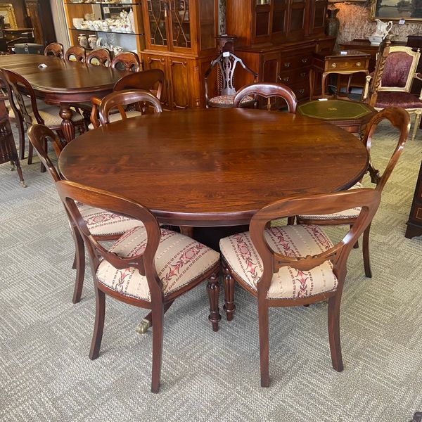 Mahogany dining deals table for sale