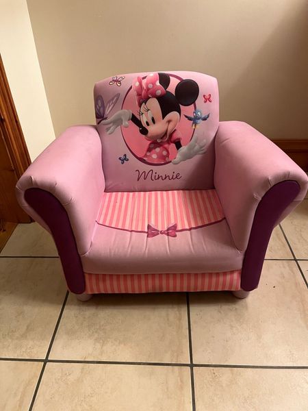 Disney minnie mouse store upholstered chair