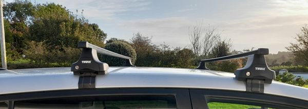 Thule squarebar complete roof rack system for sale in Co. Cork for 150 on DoneDeal