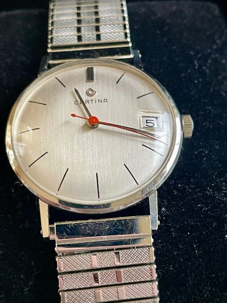 Mens vintage store certina watches sale