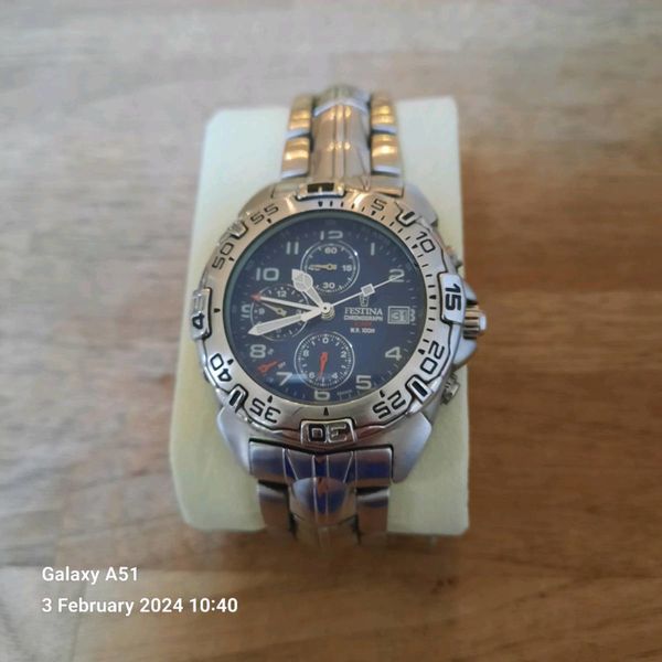 Festina alarm hot sale chrono 100m